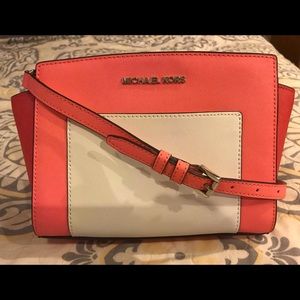 Authentic Michael Kors Selma Saffiano Leather Bag
